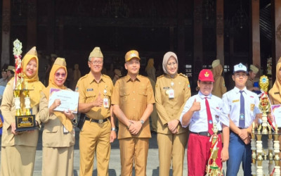 Borong Prestasi! Spensa Juara 1 Sekolah Ramah Anak (SRA) dan Juara Umum  Festival Tunas Bahasa Ibu (FTBI) Tingkat Kota Surakarta
